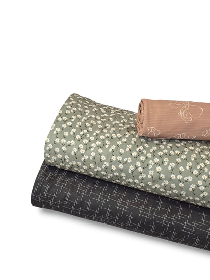 *Unique Design* Cloud Poly Daisy Meadow Sage