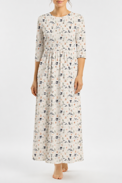 * Unique Design * Ribbed Knit Cotton Feel Western Wonder Rustic