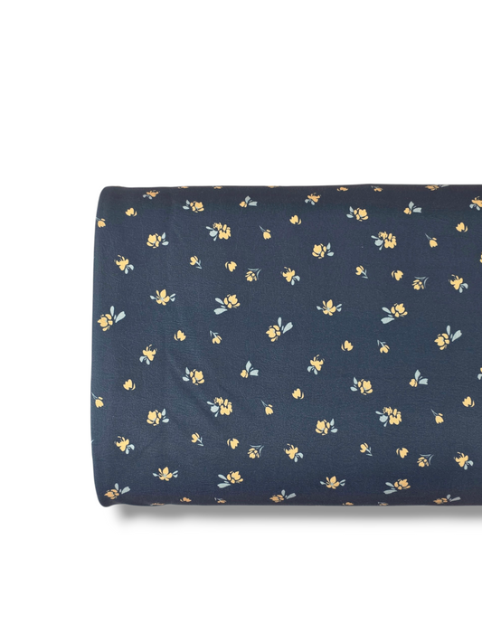 *Unique Design* Cloud Poly Farmstead Florals Navy