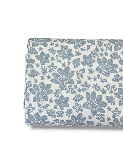 *Unique Design* Swiss Dot Knit Heirloom Hydrangea Blue