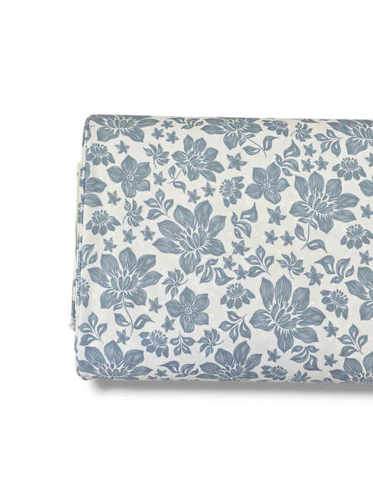 *Unique Design* Swiss Dot Knit Heirloom Hydrangea Blue
