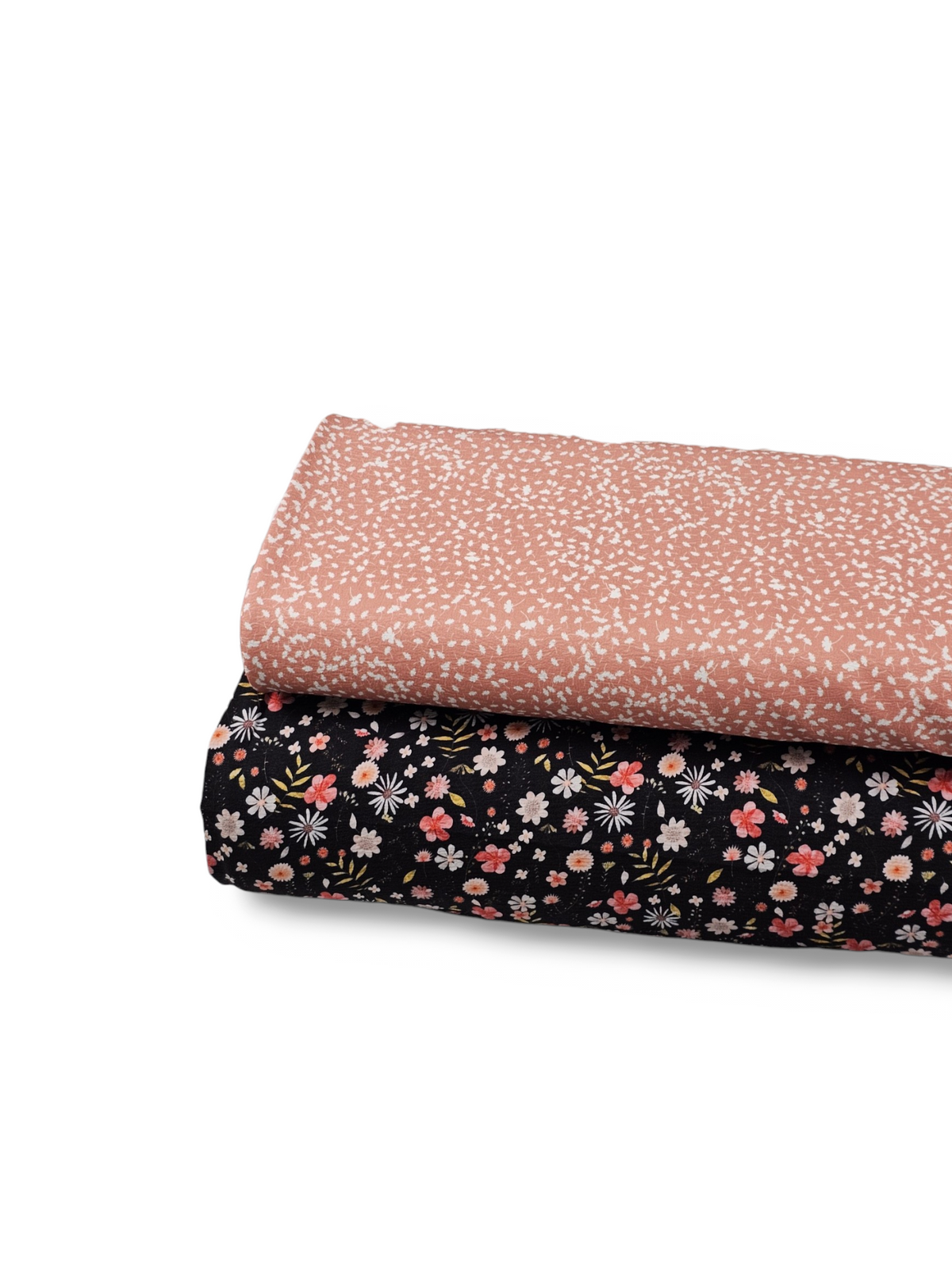 * Unique Design * Crinkled Crepe Autumn Gold Blooms Black