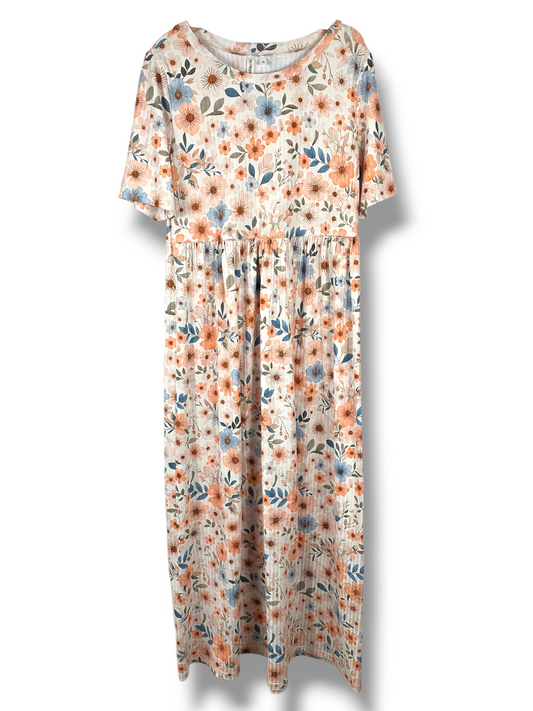 Size 10 Cotton Knit Coral Spring