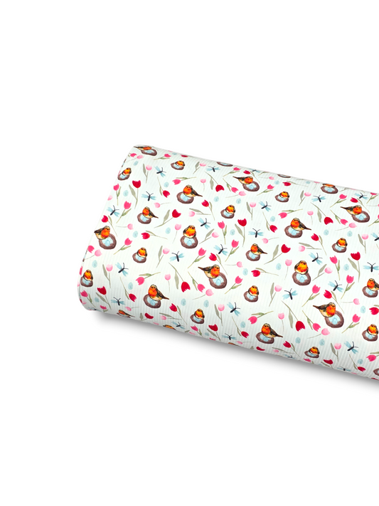 *Unique Design* Willow Ribbed Knit Robin Meadow Sky