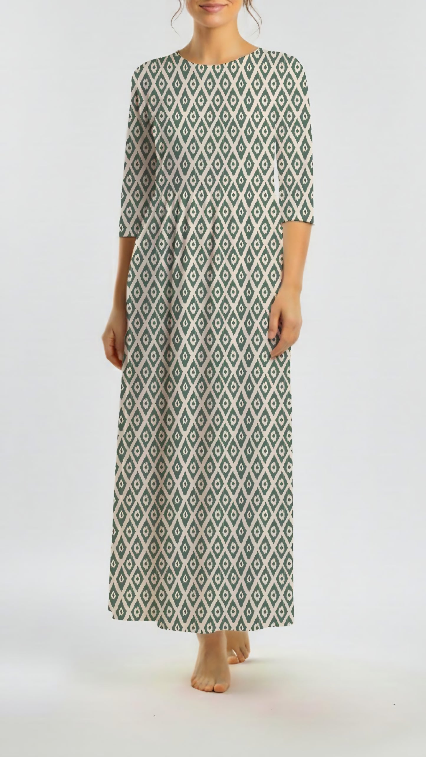 *Unique Design* Willow Ribbed Knit Country Aztec Hunter