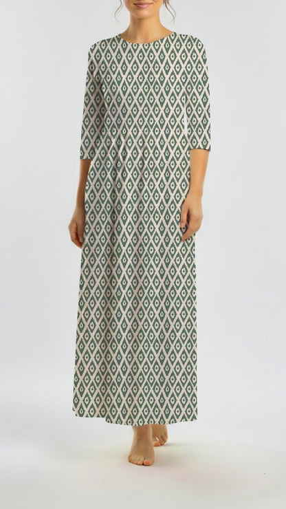 *Unique Design* Willow Ribbed Knit Country Aztec Hunter