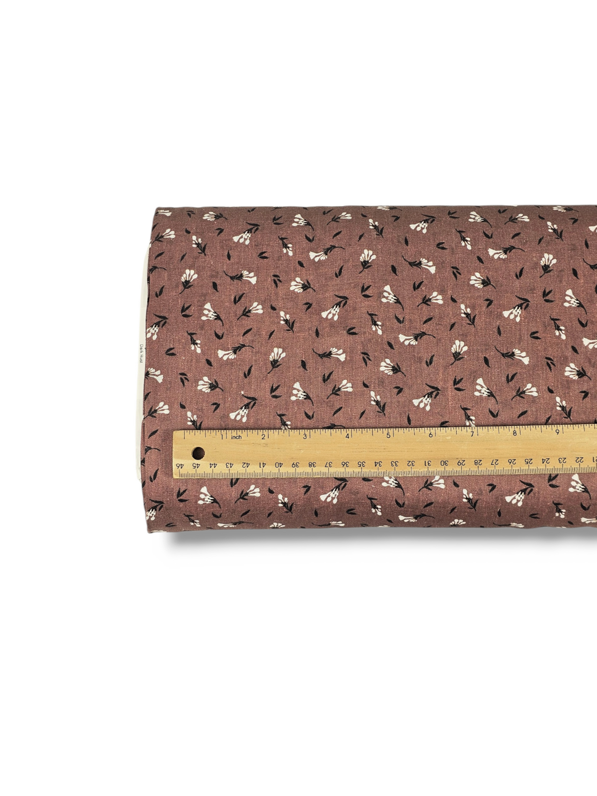 * Unique Design * Linen Ivory Drift Dark Terracotta