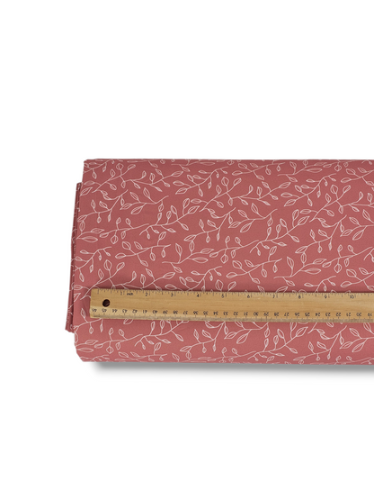 *Unique Design* Poly Breeze White Vines Pink