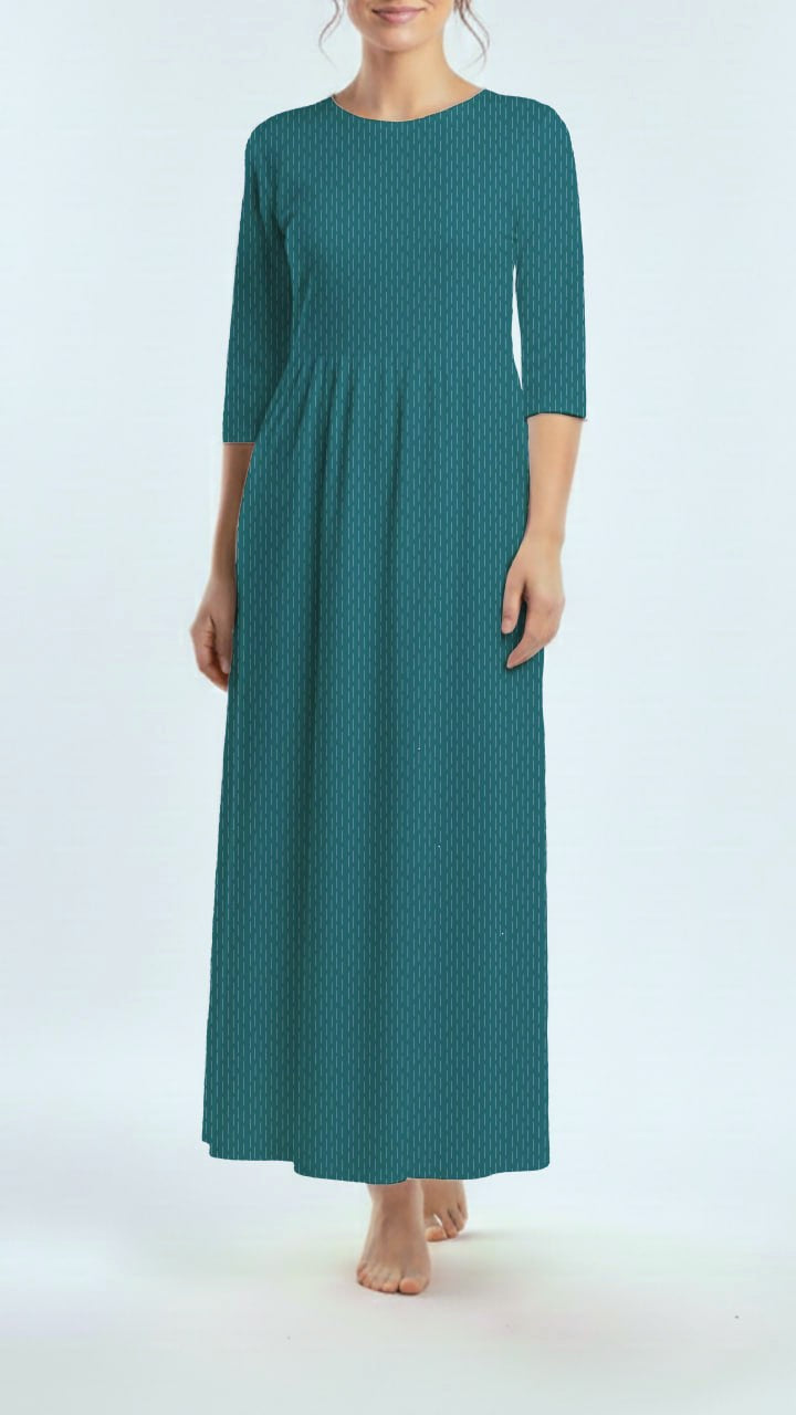 * Unique Design * Crinkled Crepe Full Line Teal