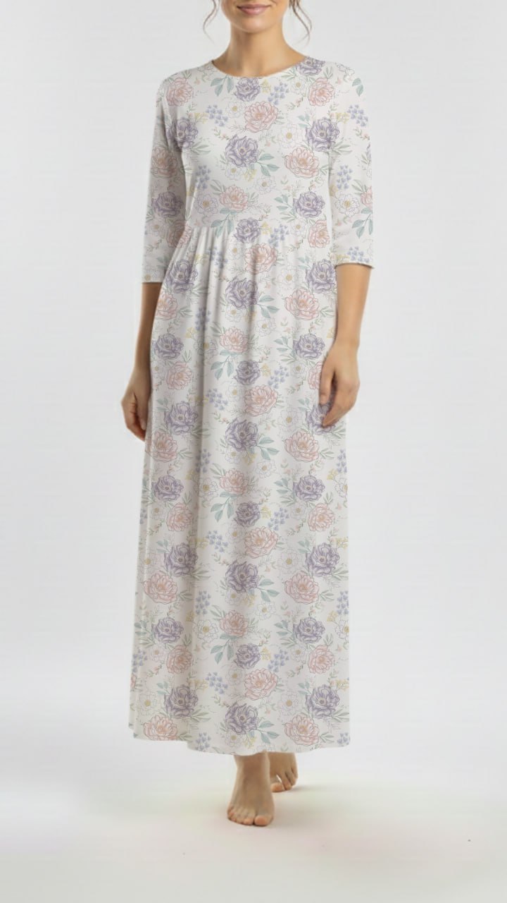Reign Rib Knit Spring Botanicals