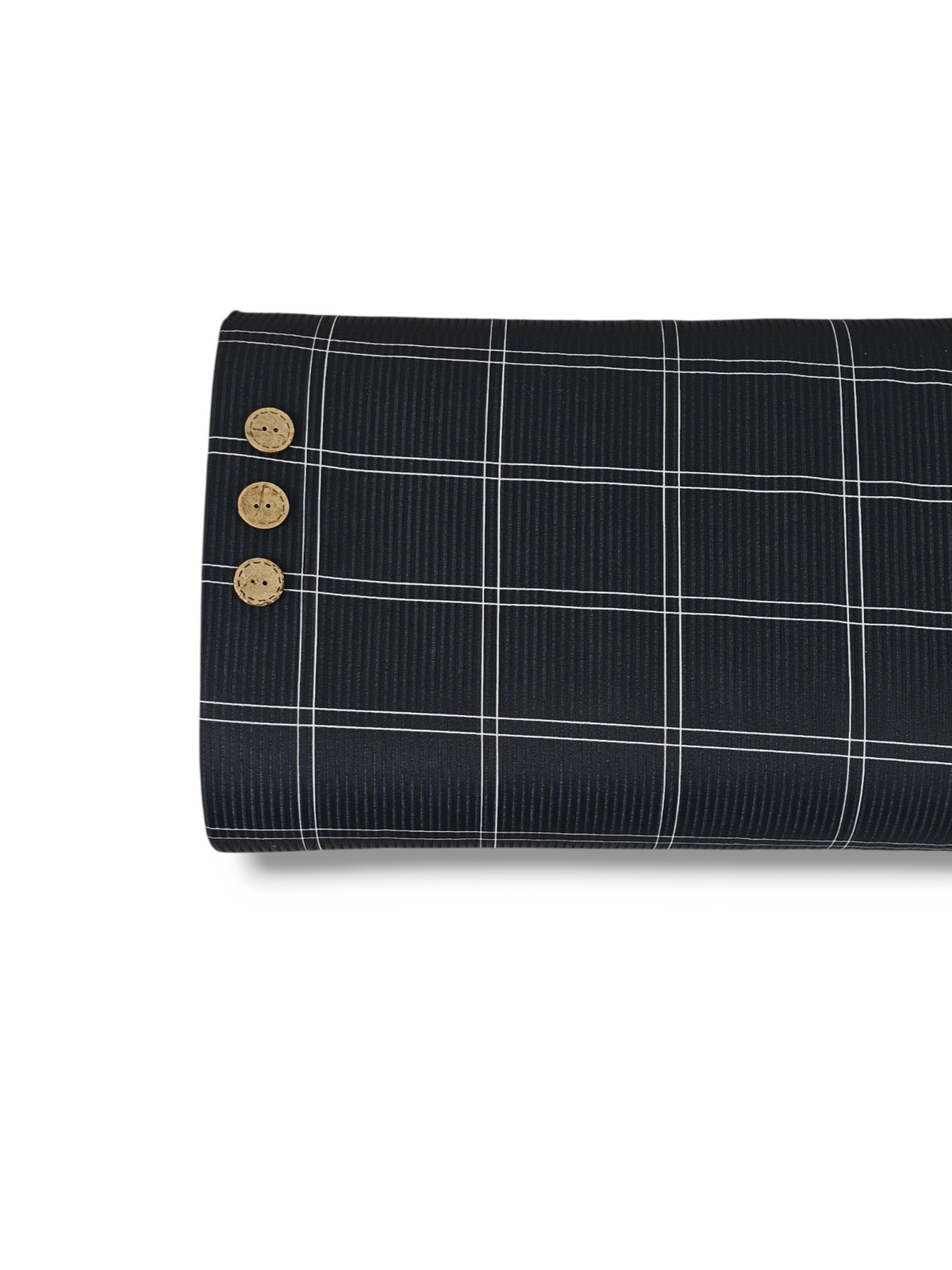 *Unique Design* Willow Ribbed Knit Modern Graph Black