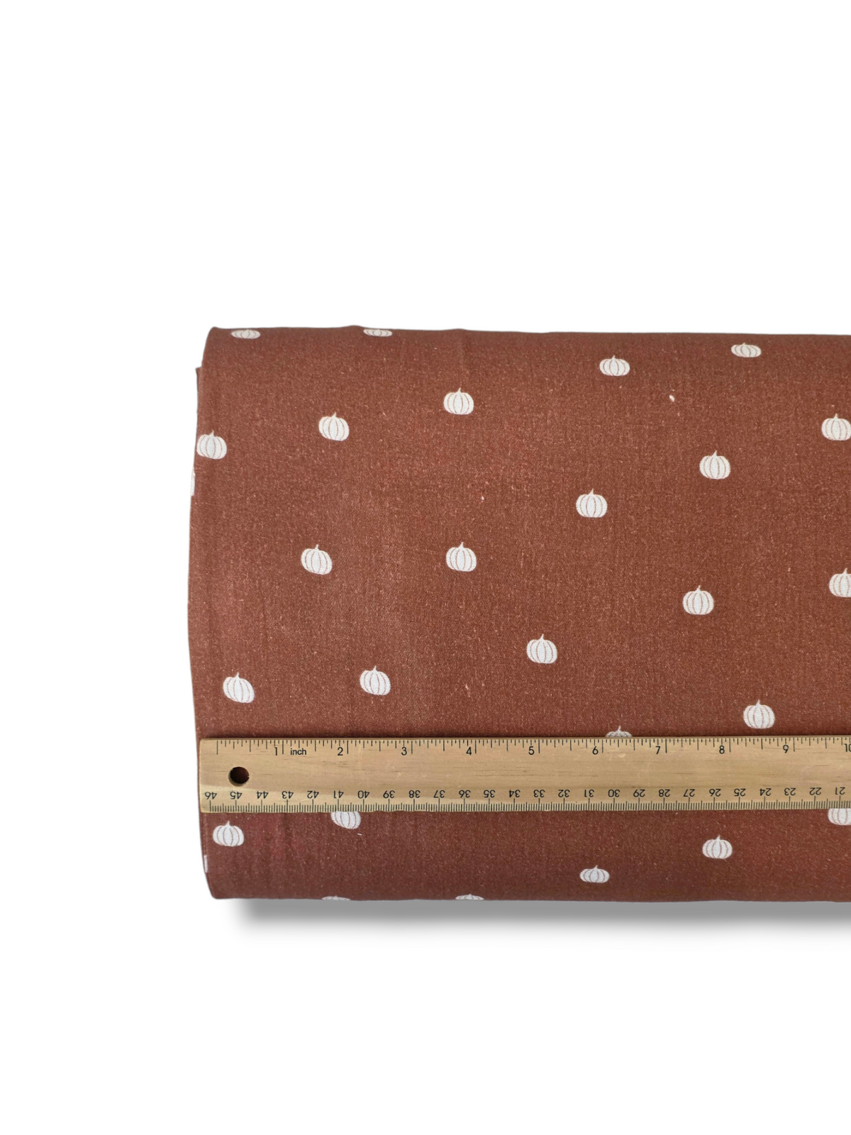 *Unique Design* Cotton Muslin Pumpkin Patch Cinnamon