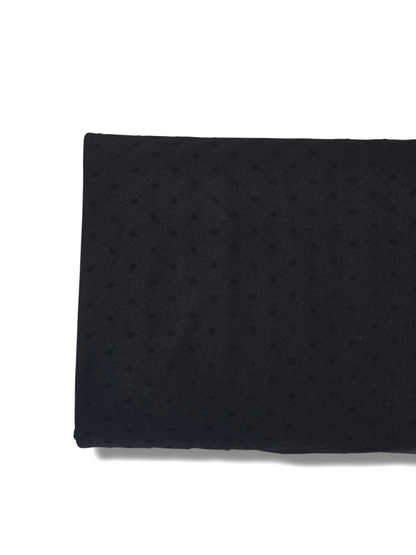 Swiss Dot Knit Black