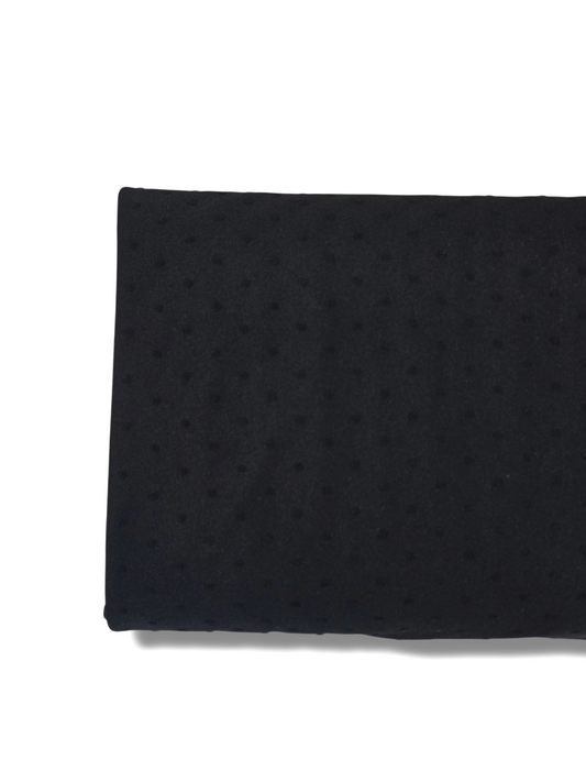 Swiss Dot Knit Black