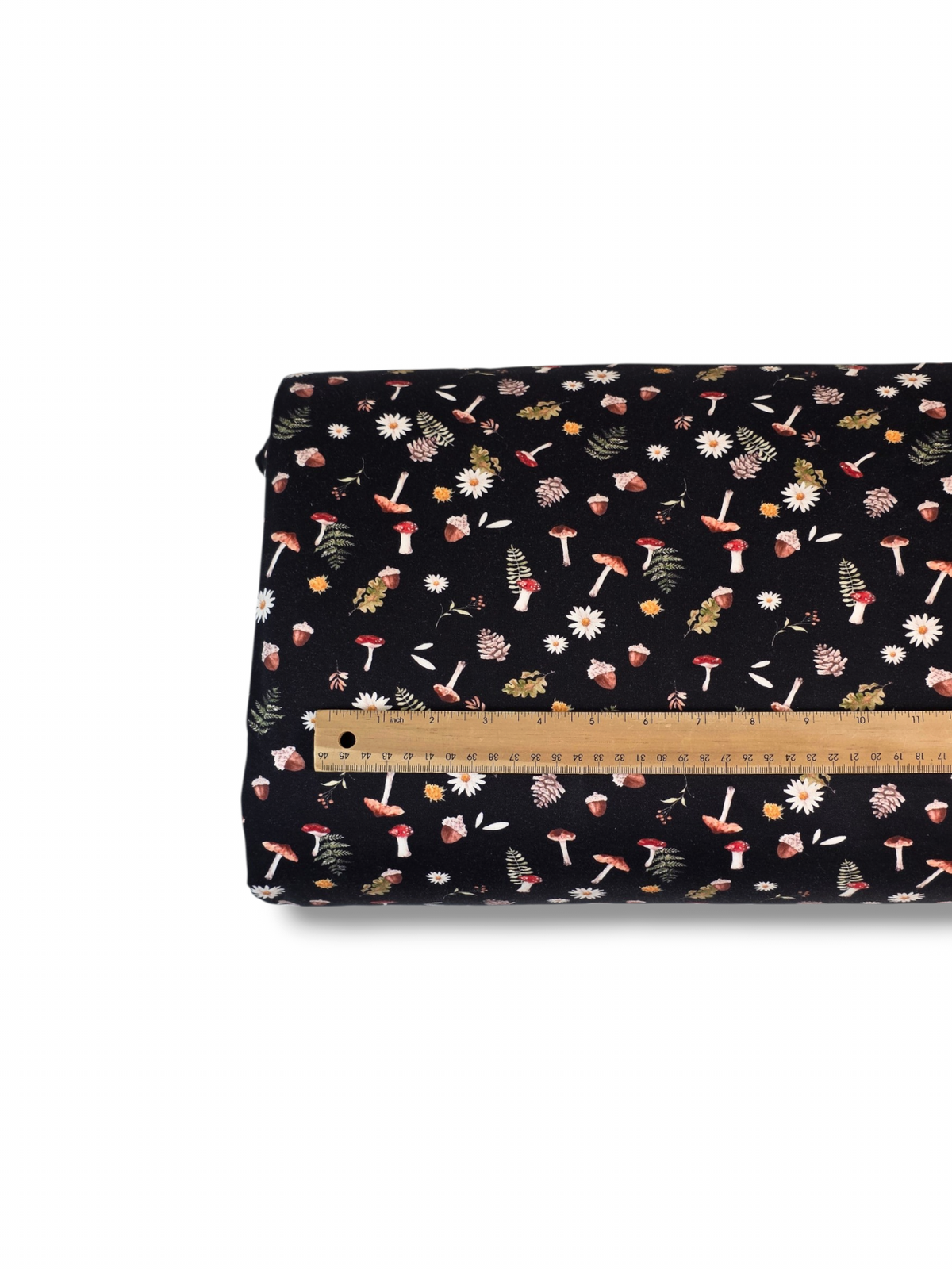 * Unique Design * Cotton Knit Deep Forest Black