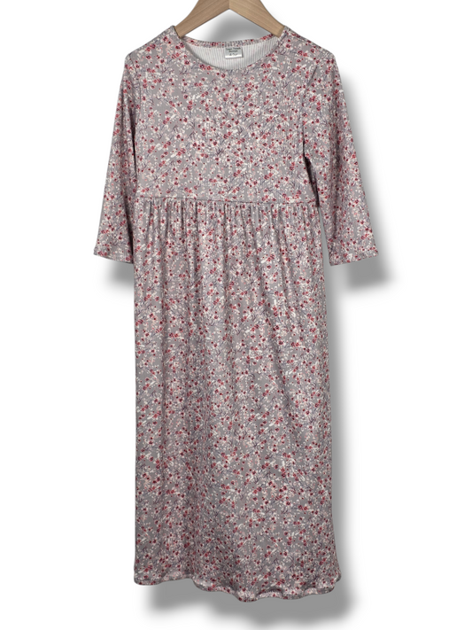 4-5 Yr Dress Ribbed Knit Spring Burst