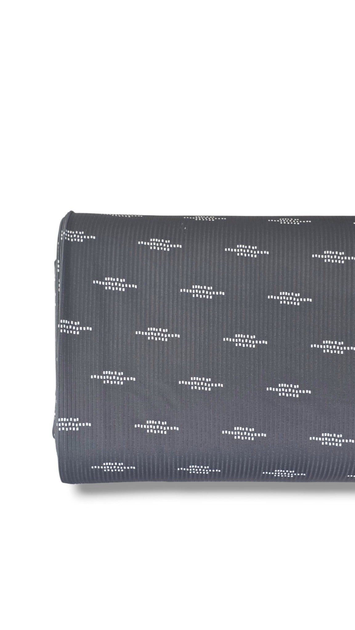 *Unique Design* Willow Ribbed Knit Modern Dash Charcoal