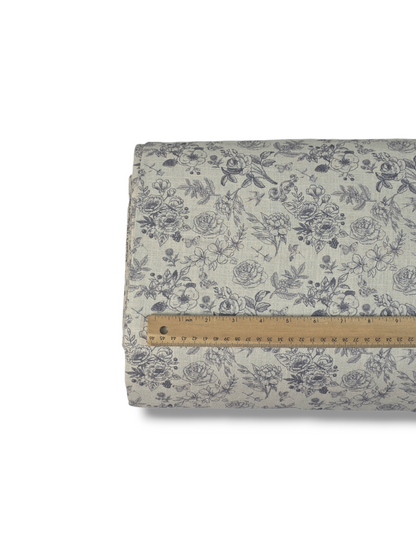 *Unique Design* Linen Cottage Garden Gray