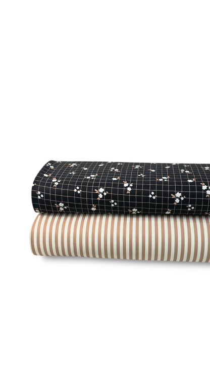 *Unique Design* Cloud Poly Blooming Grid Black