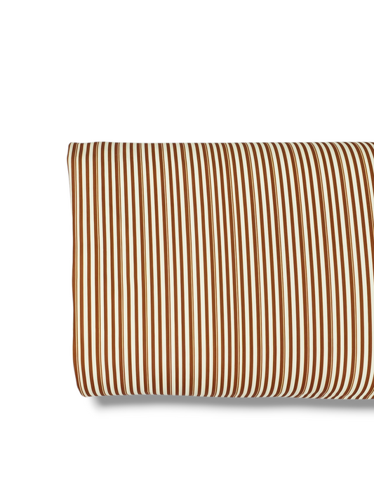 *Unique Design* Willow Ribbed Knit Homestead Stripe Rust