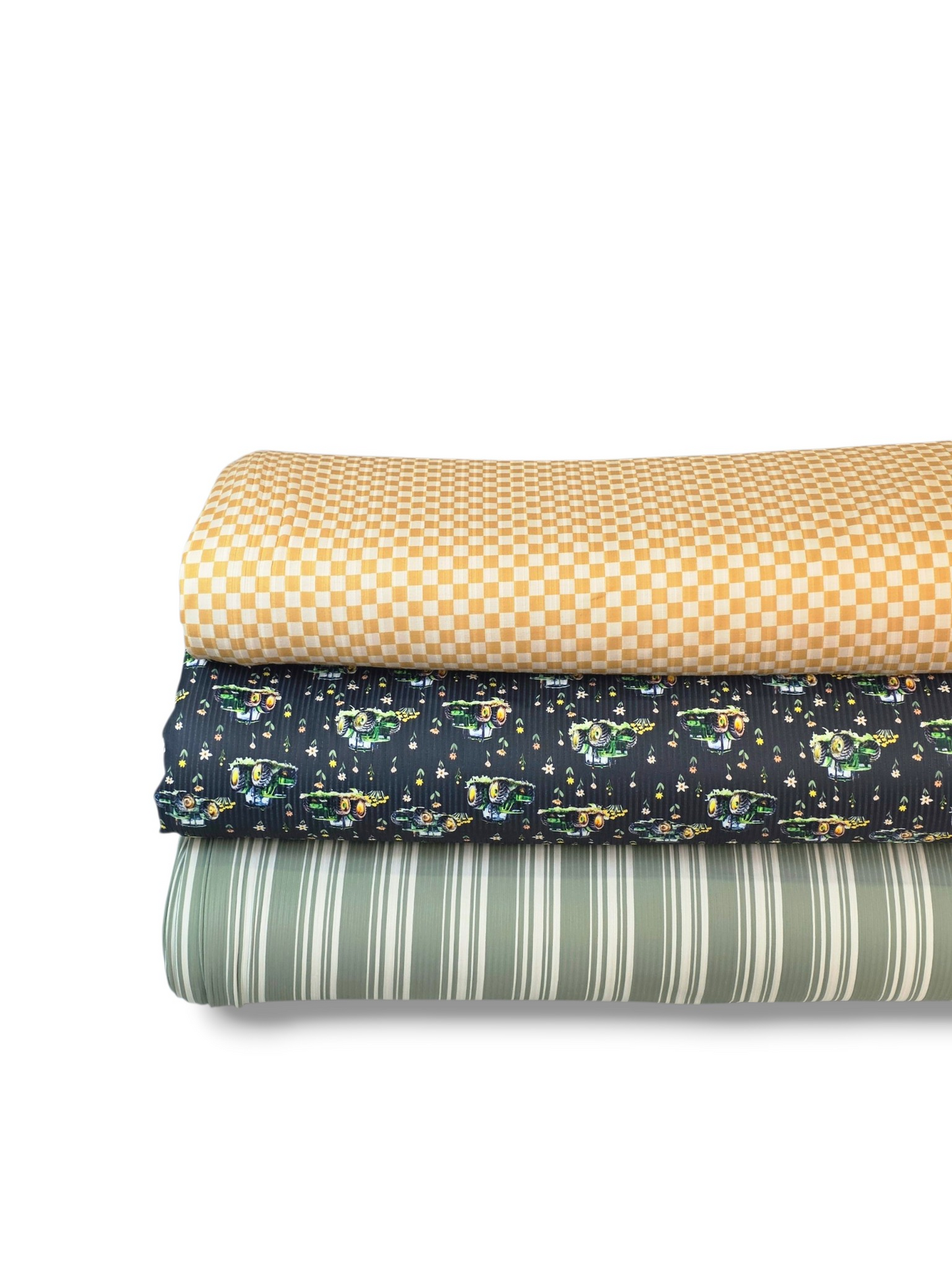 * Unique Design * Willow Ribbed Knit Tractor Meadow Green