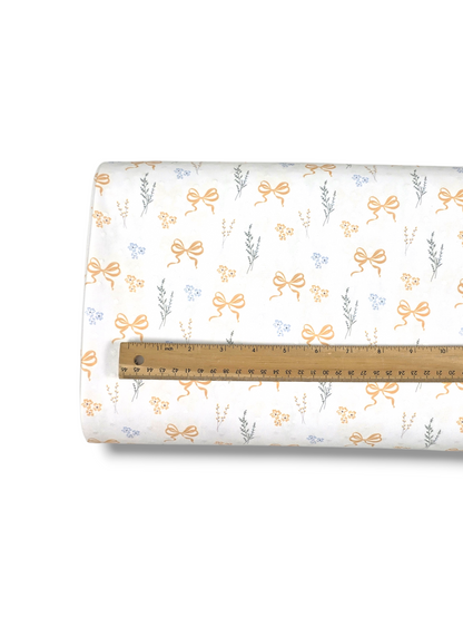 *Unique Design* Swiss Dot Knit Soft Sprig Bows