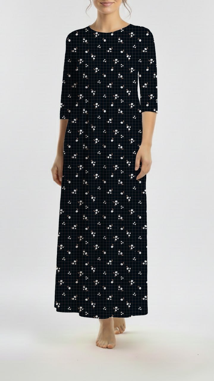 *Unique Design* Cloud Poly Blooming Grid Black