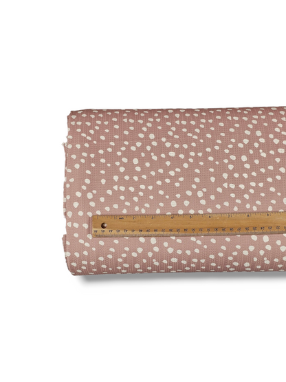 * Unique Design * Pointelle Spotted Print Soft Pink