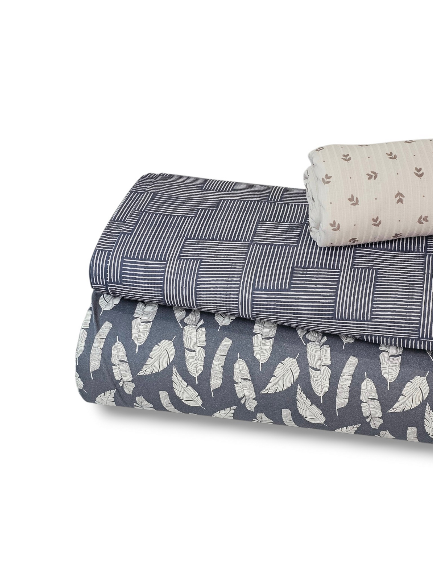 *Unique Design* Cotton Knit Modern Oasis Light Denim
