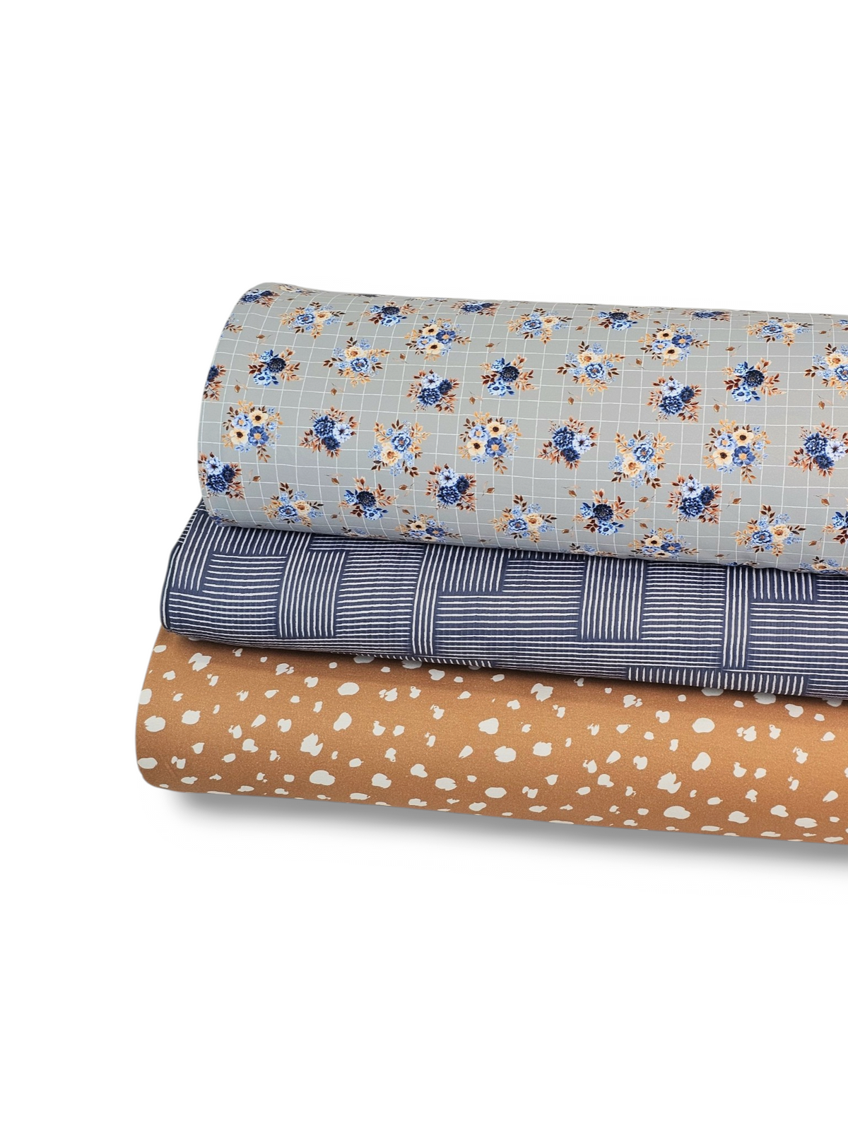 *Unique Design* Tricot Knit Twilight Garden Dusty Blue