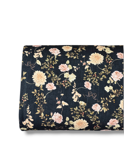 *Unique Design* Liverpool Vintage Rose Arbor Black
