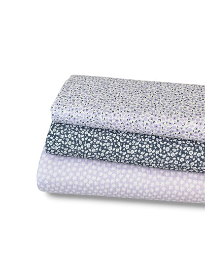 *Unique Design* Linen BlueBell Sprigs Light Lavender