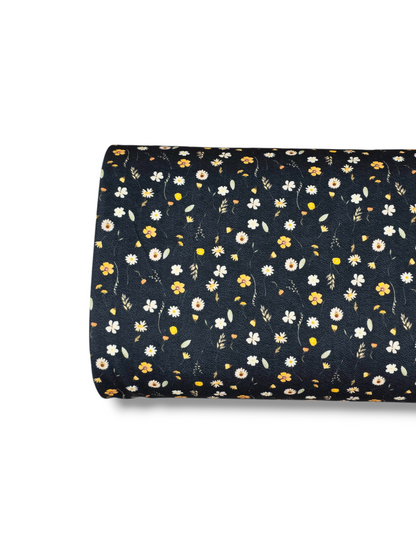 *Unique Design* Liverpool Simple Wildflower Black