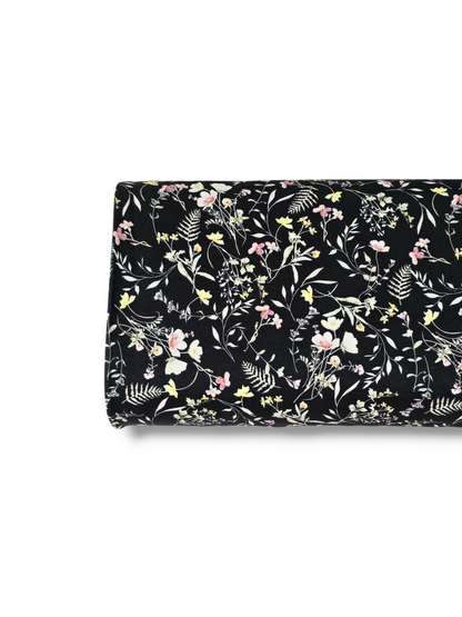* Unique Design * Cloud Poly Victorian Floral Black