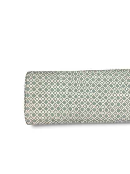*Unique Design* Willow Ribbed Knit Diamond Daisy Light Aqua