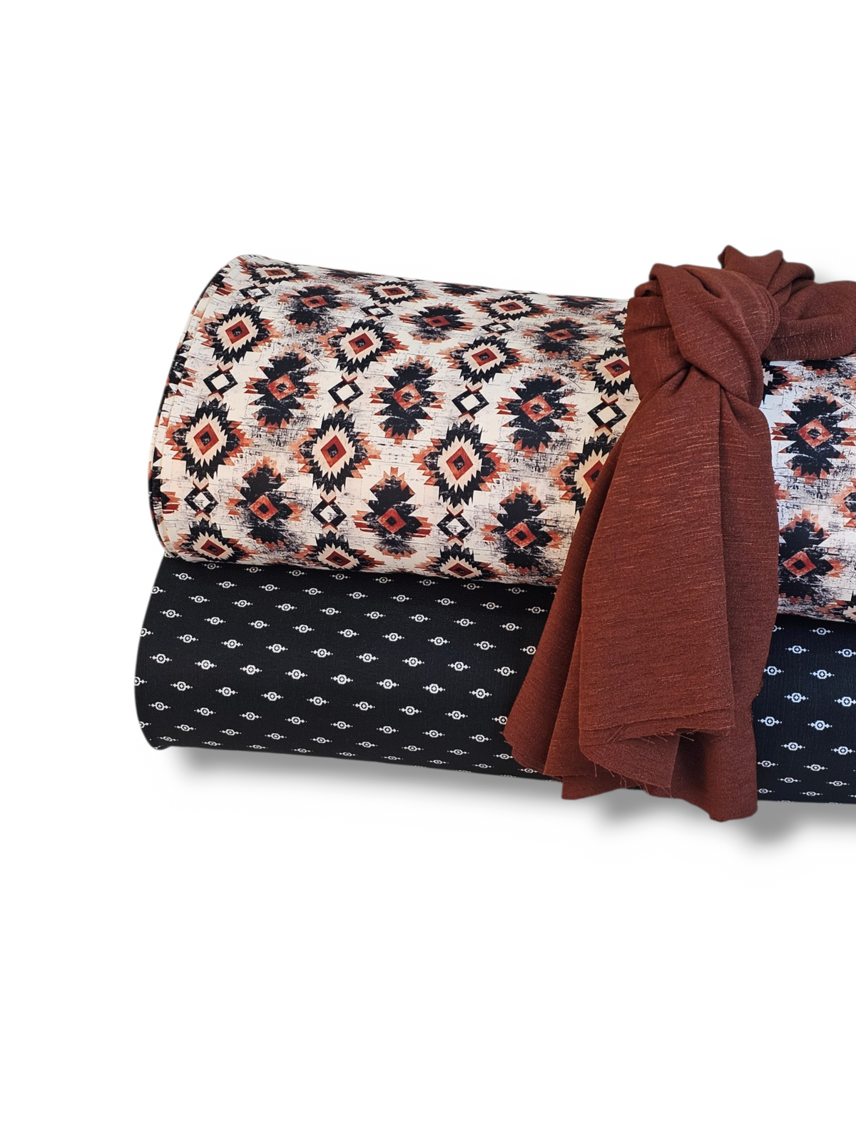 *Unique Design* Tricot Knit Desert Homestead Rustic