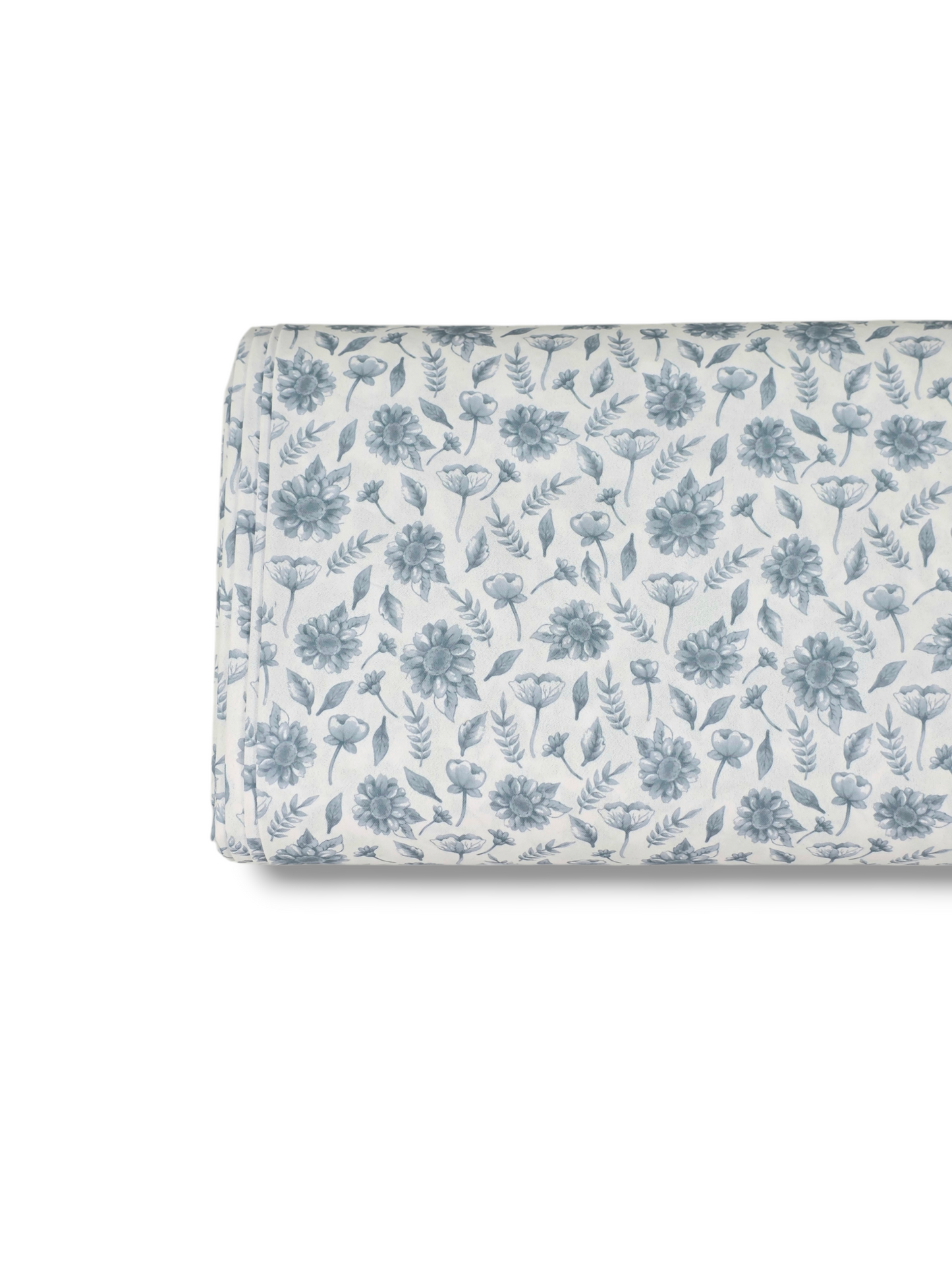 * Unique Design * Poly Breeze Soft Indigo Garden