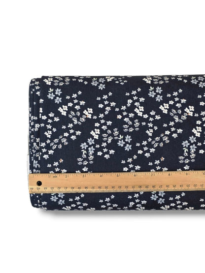 *Unique Design* Pineskin Meadow Mist Black 2 7/8 Yard Remnant