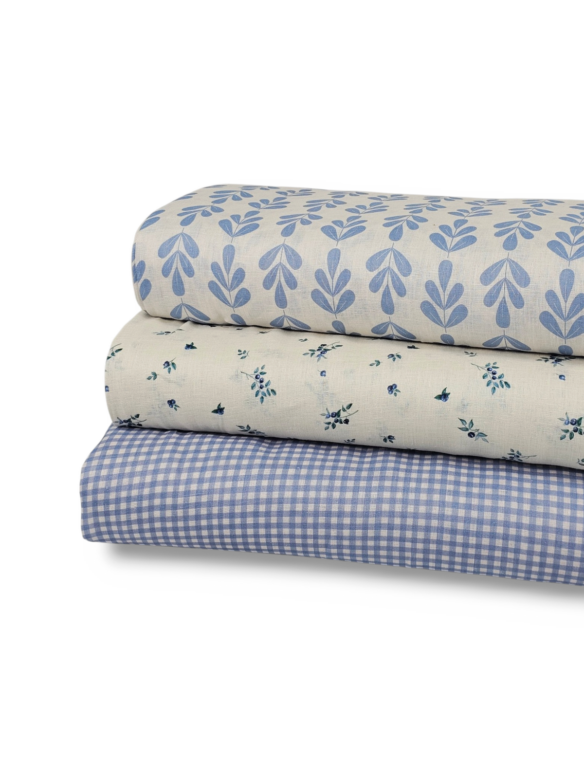 * Unique Design * Linen Winter Scandinavian Blue