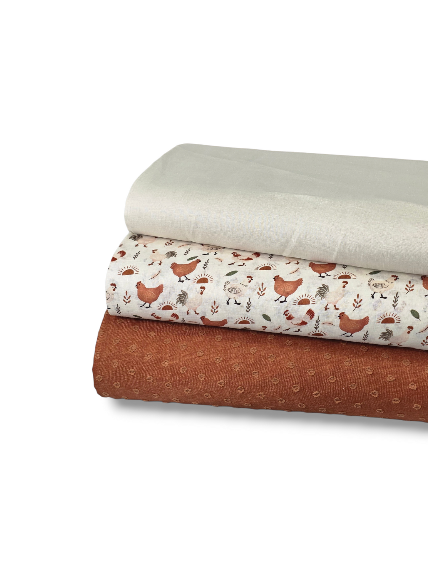 * Unique Design * Linen Sunrise Coop Cream