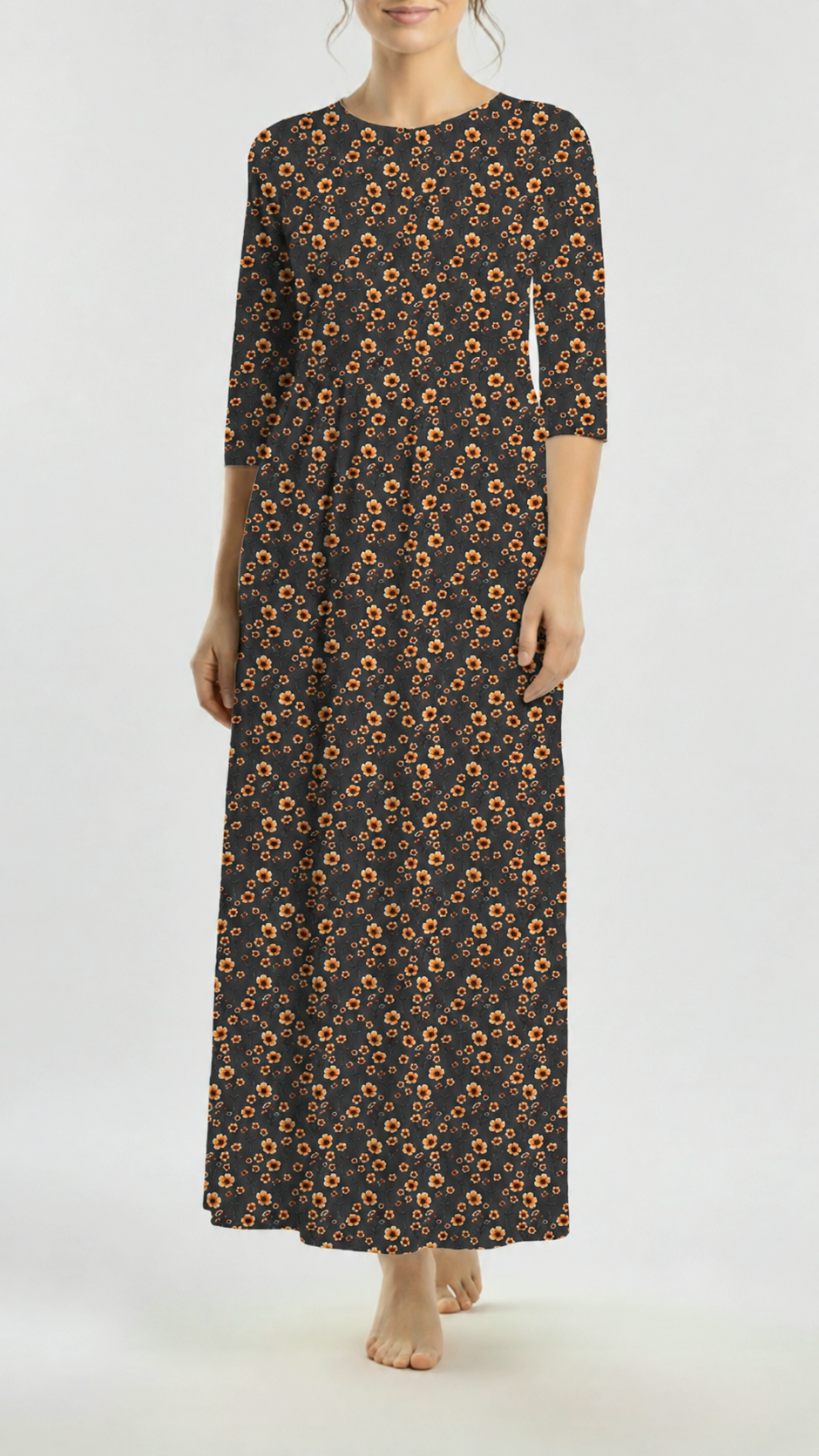 * Unique Design * Crinkled Crepe Rustic Bloom Aray
