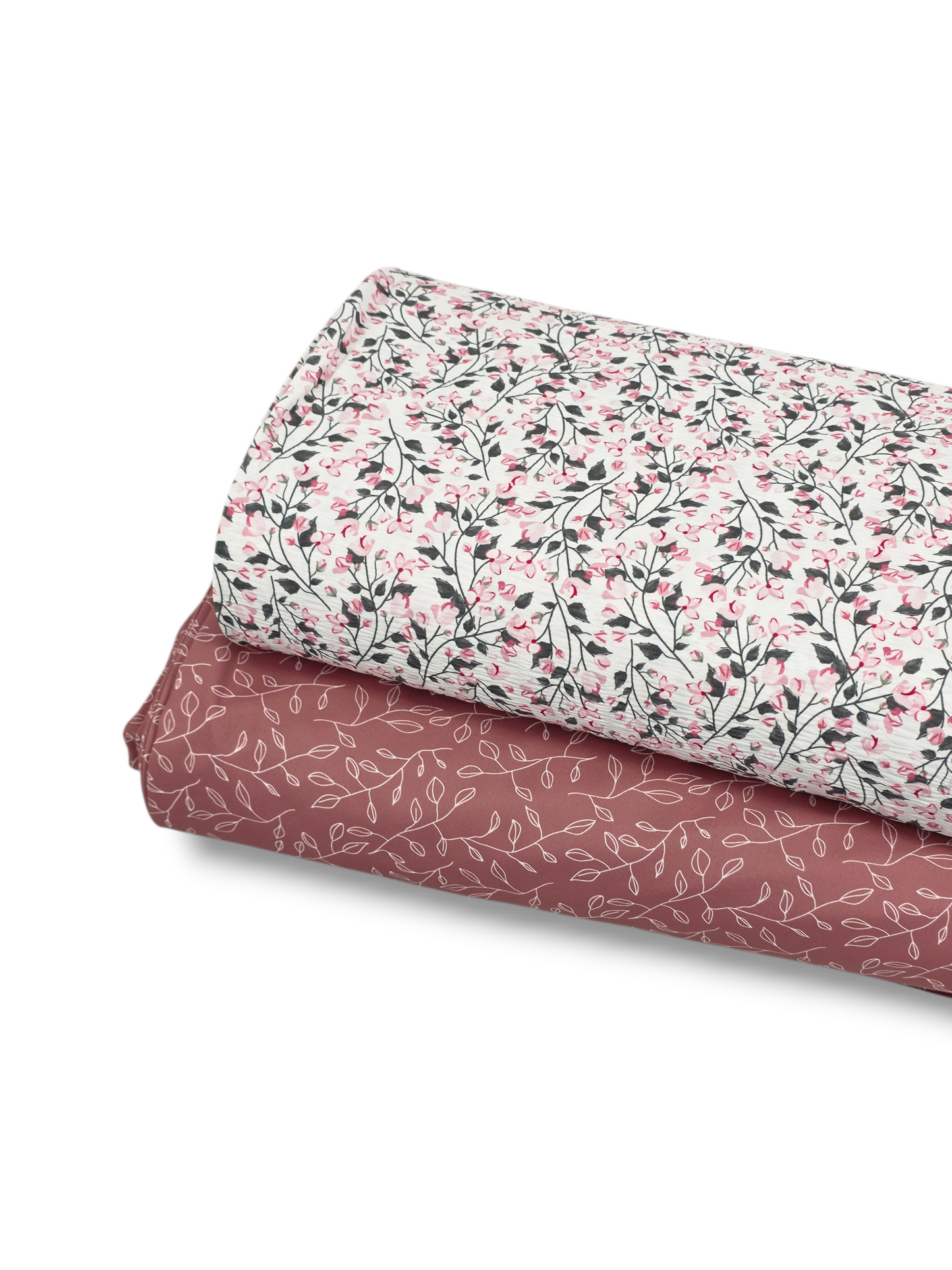 *Unique Design* Crinkled Crepe Cherry Blossom Whisper