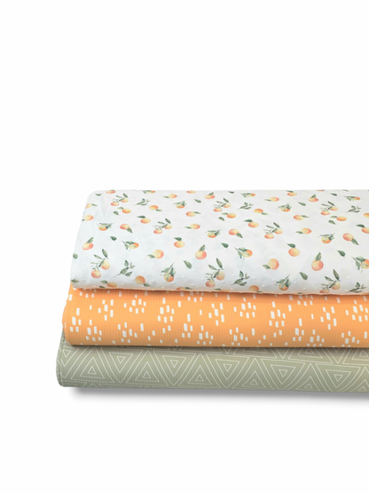Swiss Dot Knit Orange Bliss