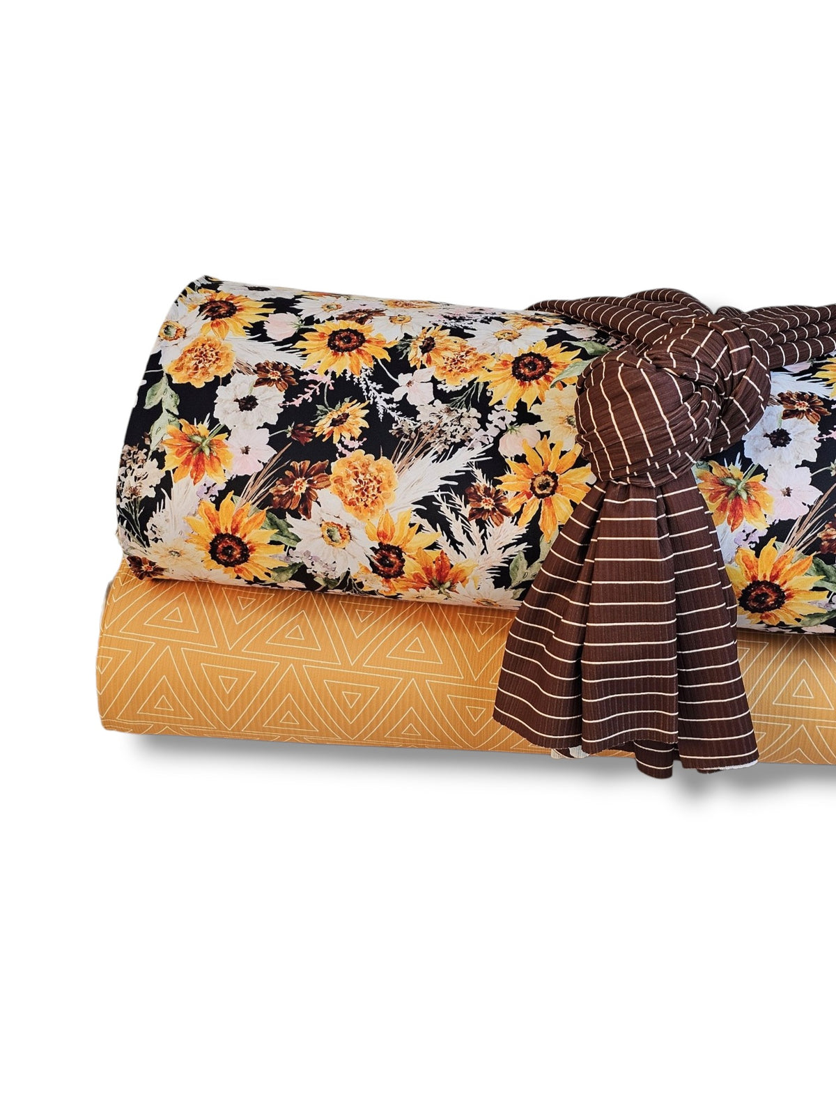 *Unique Design* Tricot Knit Sunlit Garden Black