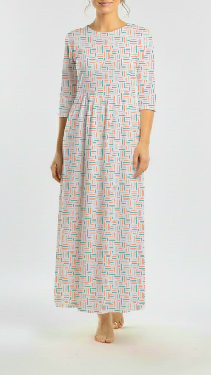 *Unique Design* Liverpool Summer Stripes Coral
