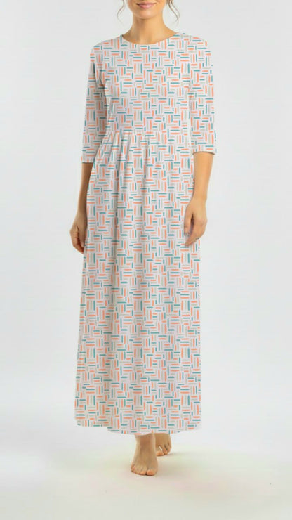 *Unique Design* Liverpool Summer Stripes Coral