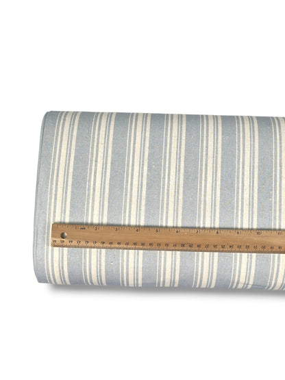 Cotton Linen Harbor Pinstripe Haze