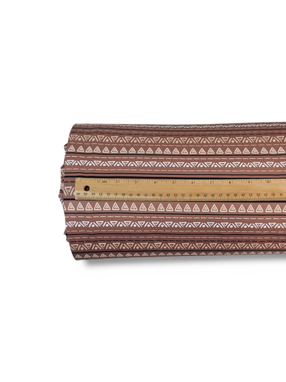 *Unique Design* Tricot Knit Adobe Trails Mocha