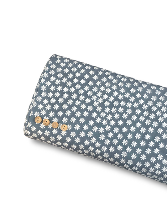 *Unique Design* Crinkled Crepe Simple Daisy Slate