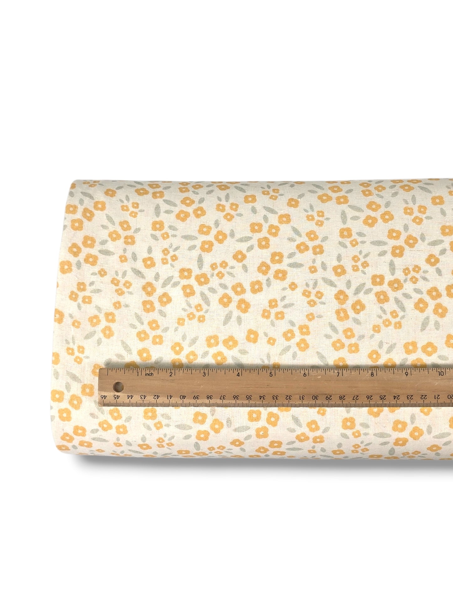 Cotton Linen Petite Blooms Nuetral